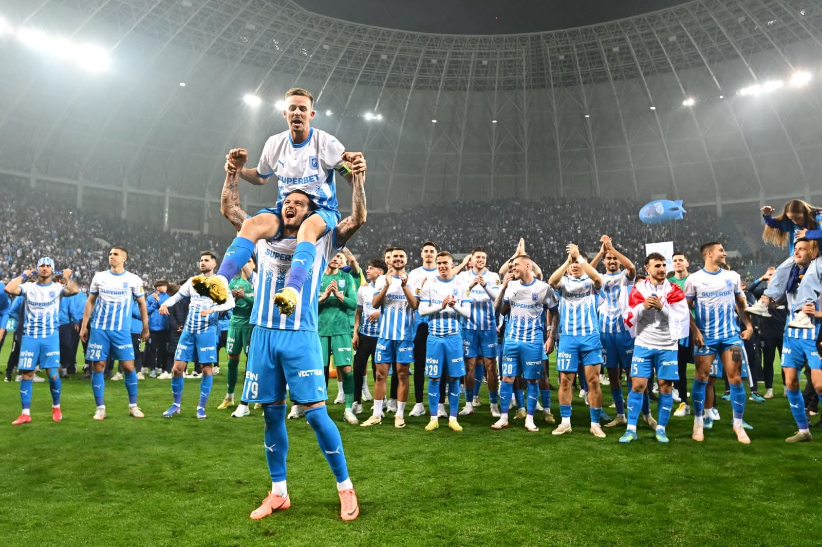 Bănia în delir! Universitatea Craiova este Noua Campioană a României după un 5-0 de poveste cu „U” Cluj!